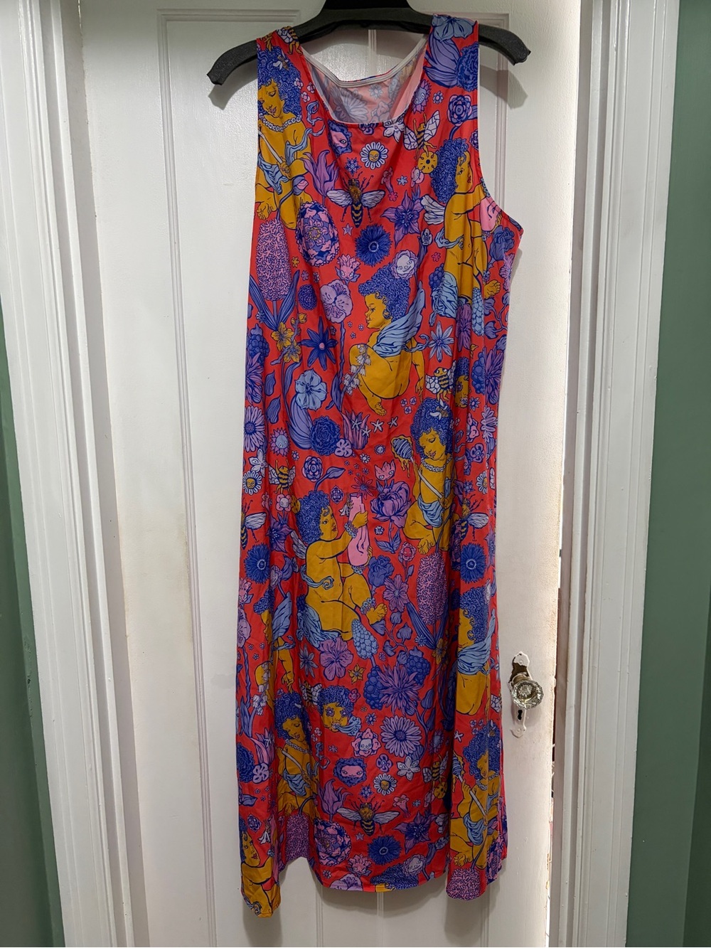 Beautiful Genius Honey Baby Simple Shift Maxi Dress